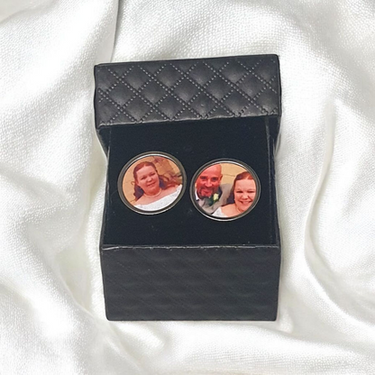 Printed Photo Cufflinks (CLEARANCE)