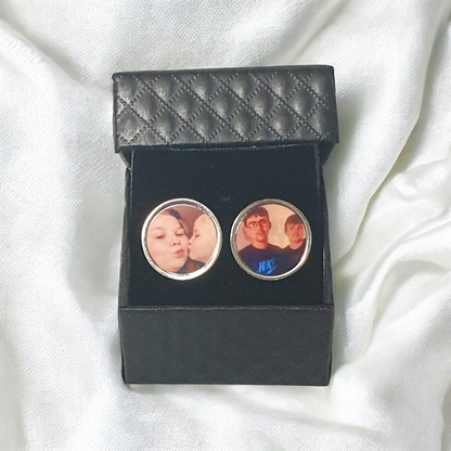 Printed Photo Cufflinks (CLEARANCE)