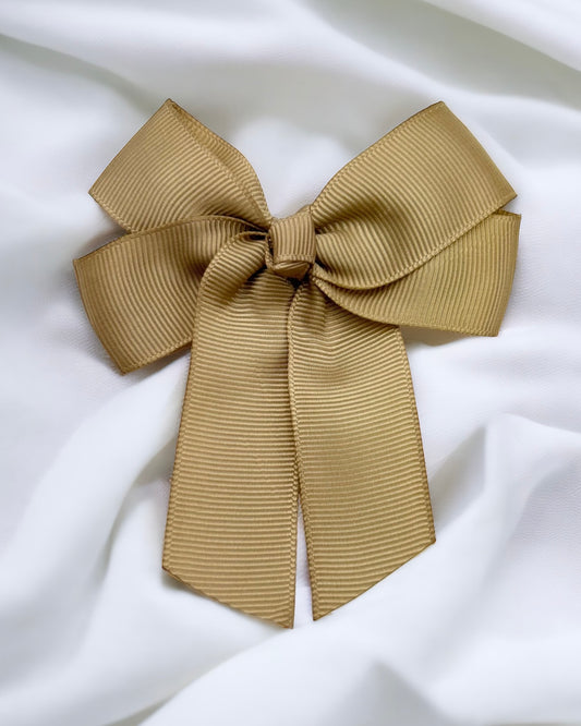 School Hair Bow Clip (Various Options)