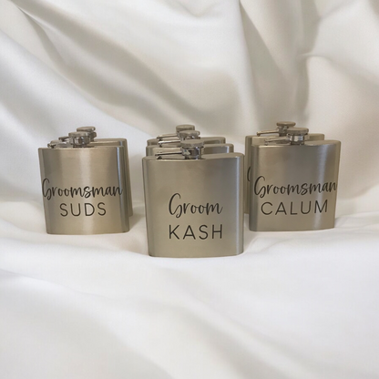 Silver 6oz Hip Flask