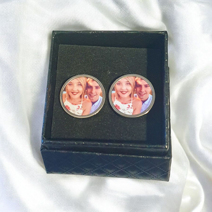 Printed Photo Cufflinks (CLEARANCE)