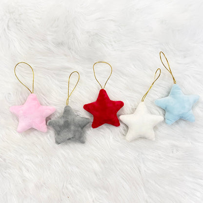 Velvet Star Decoration (5 Colours)