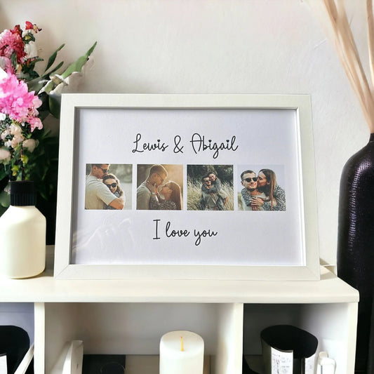 A4 "I Love You" Print & Frame