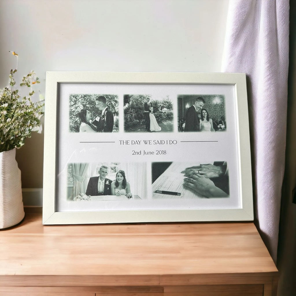 A4 Wedding Day Print & Frame