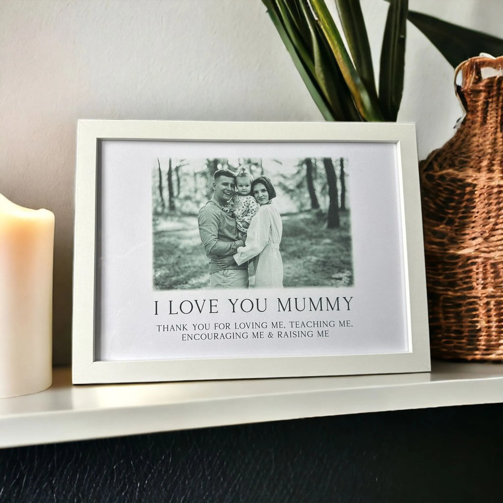 A4 Love You Mummy Print & Frame