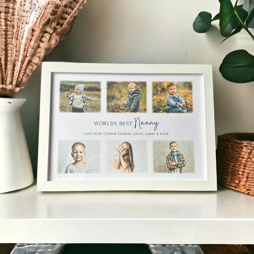 A4 Best Nanny Print & Frame