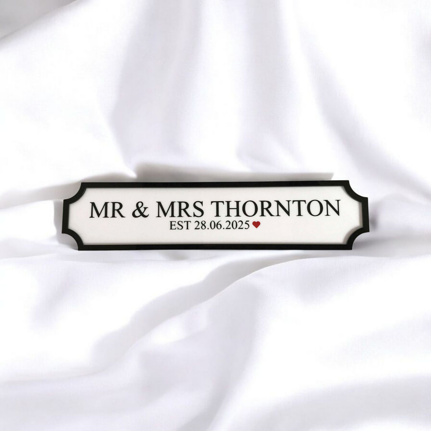 Mr & Mrs Street Sign