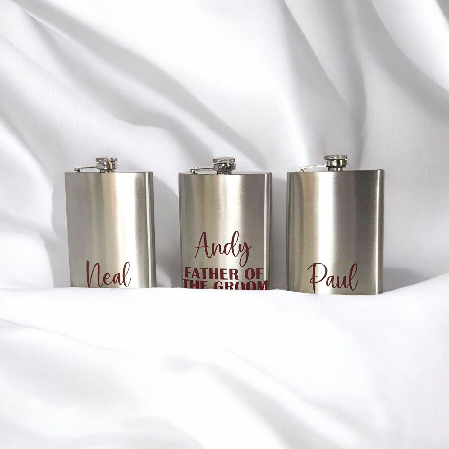 Hip Flask - Large Silver