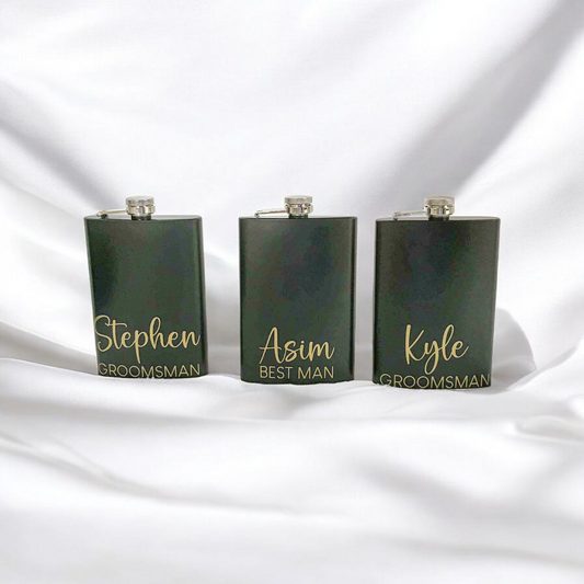 Hip Flask - Large Black