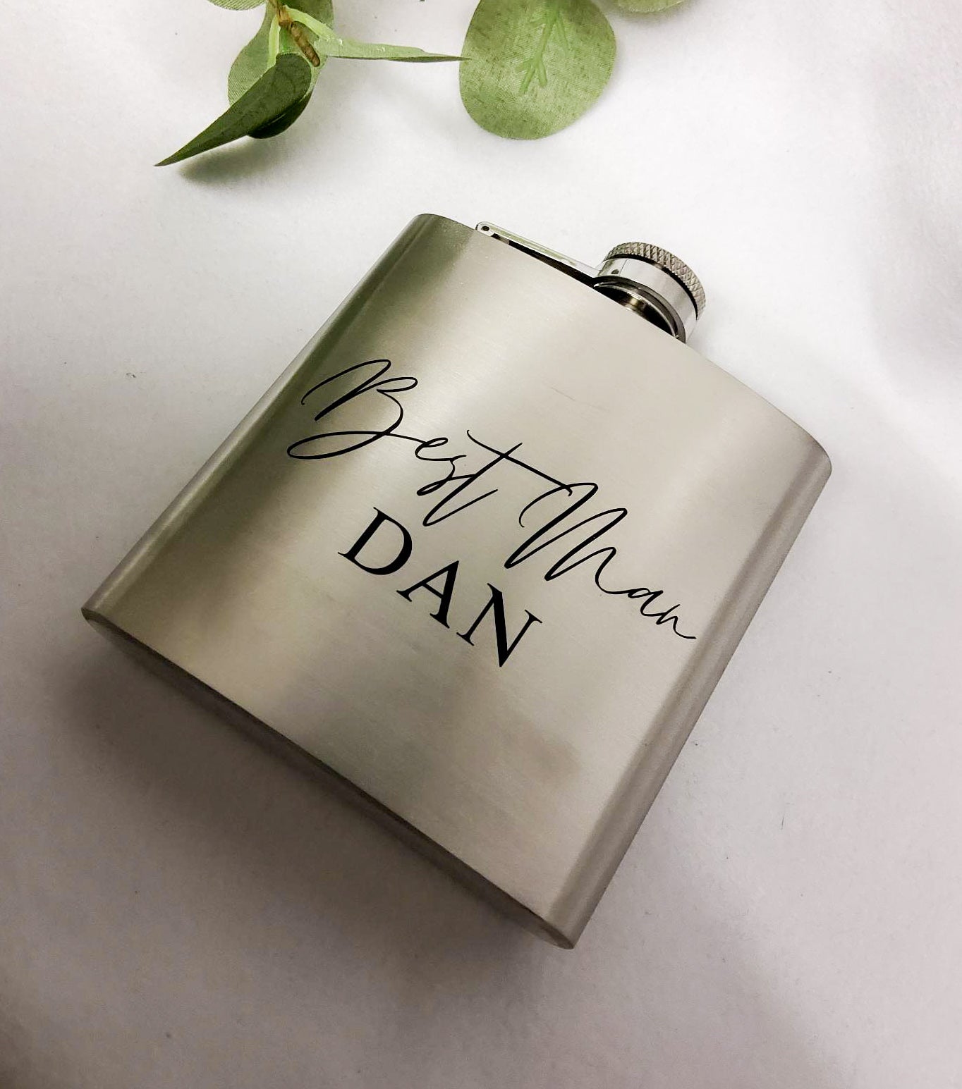 Silver 6oz Hip Flask