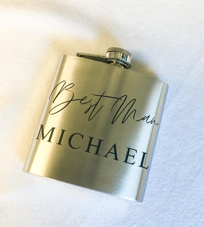 Silver 6oz Hip Flask