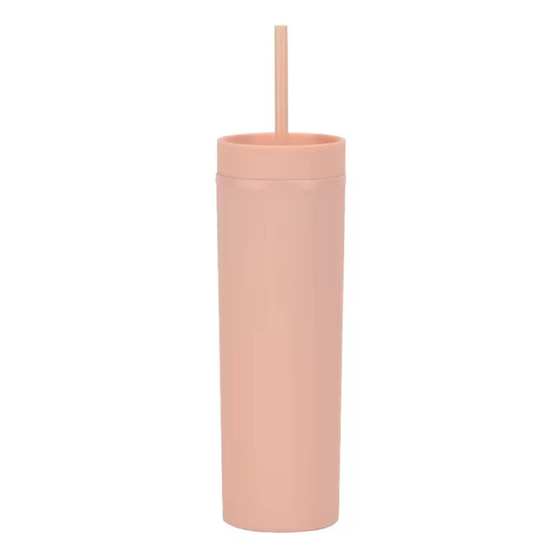 16 oz Matte Skinny Tumbler (34 Colours)