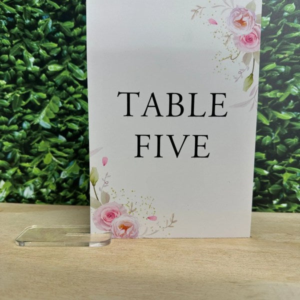 Table Numbers (Various Designs)