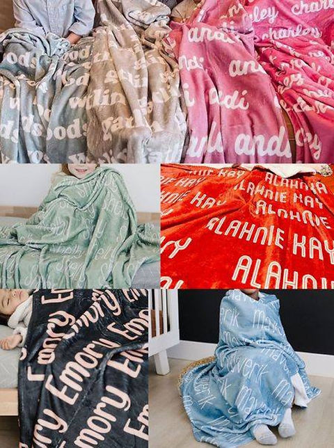 Printed Name Blanket (3 Sizes)