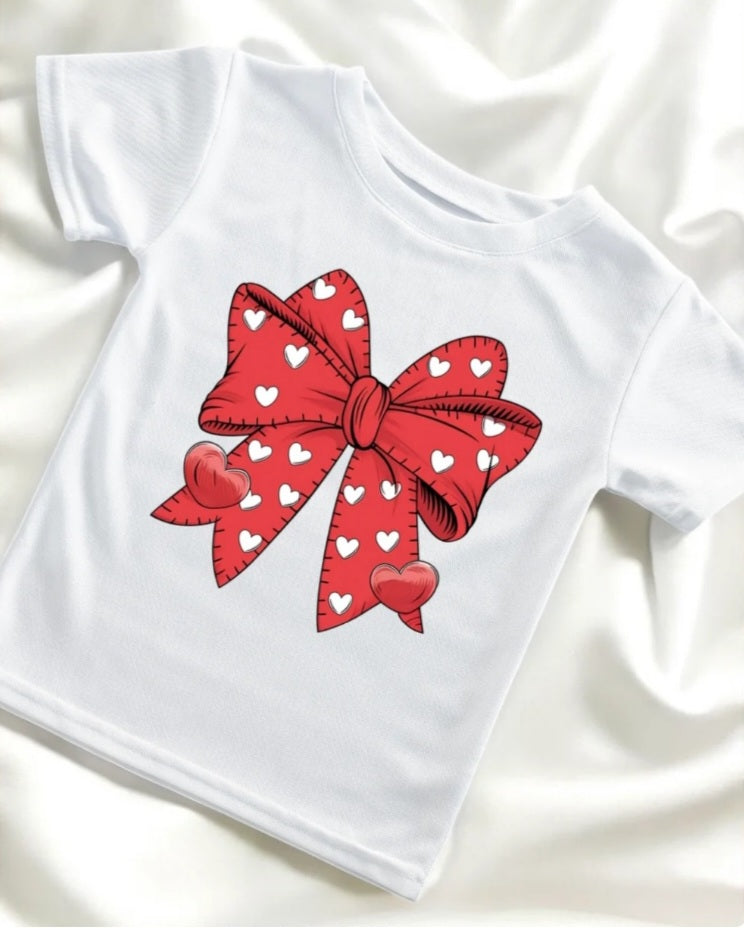 Valentines Bow Tee