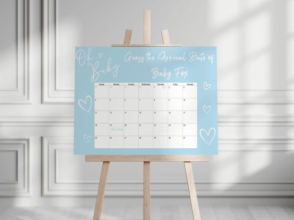 A2 Guess the Birth Date Board (Various Designs)