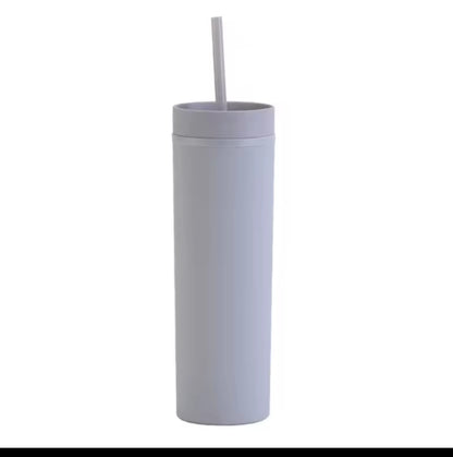 16 oz Matte Skinny Tumbler (34 Colours)