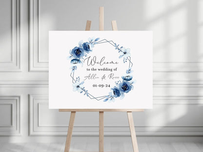 A2 Welcome Wedding Sign (Various Designs)