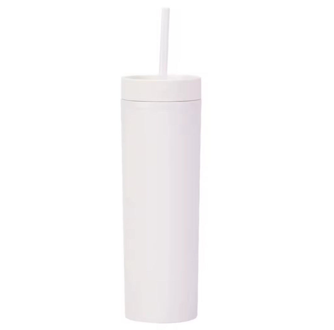 16 oz Matte Skinny Tumbler (34 Colours)