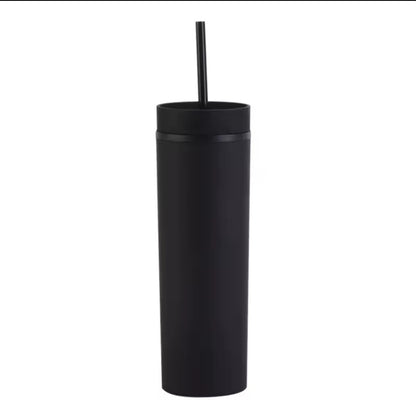 16 oz Matte Skinny Tumbler (34 Colours)