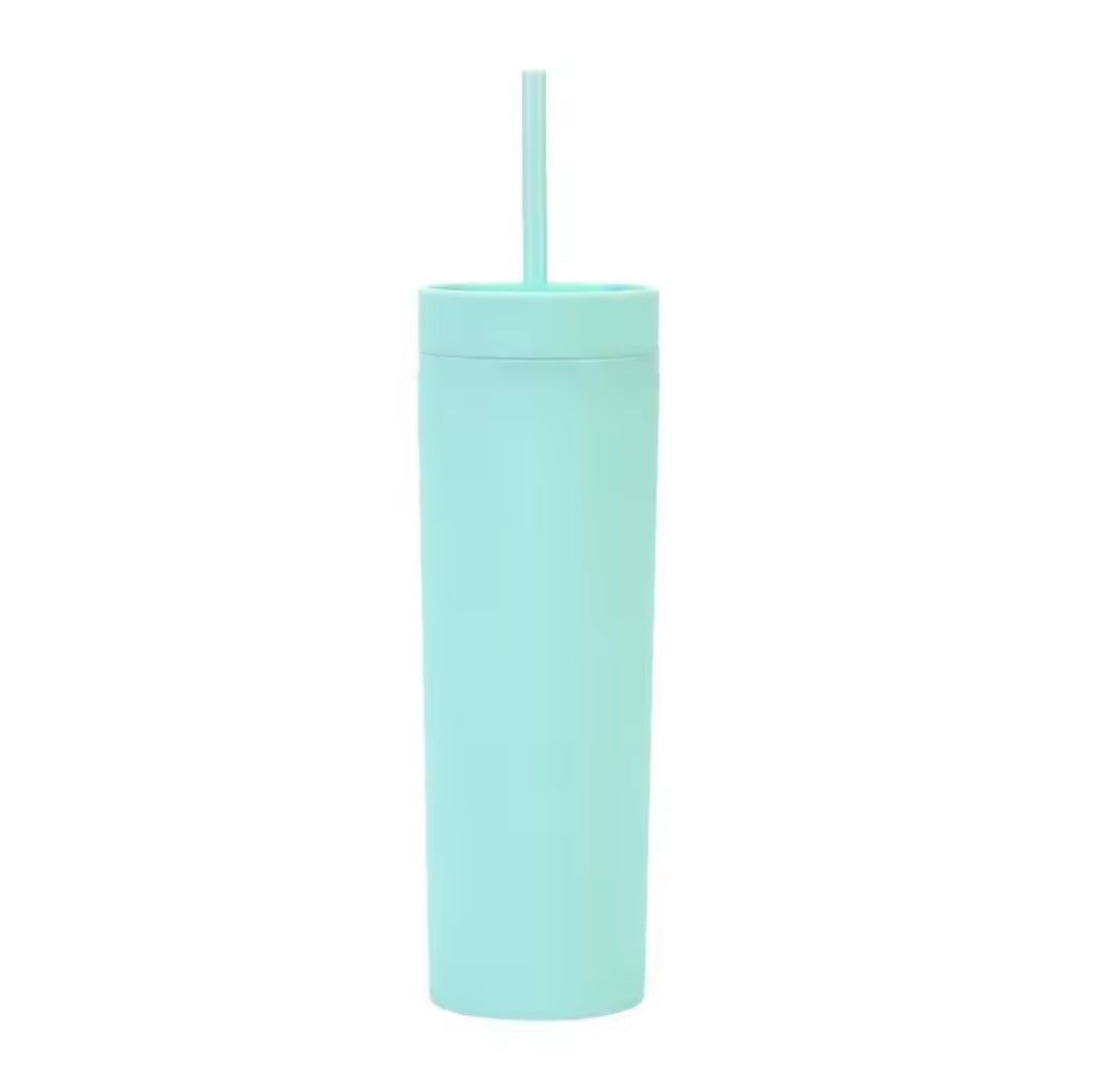 16 oz Matte Skinny Tumbler (34 Colours)