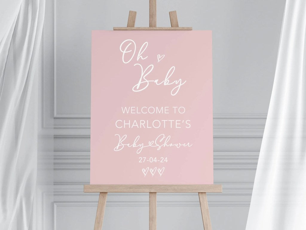 A3 Baby Shower Sign (Various Designs)