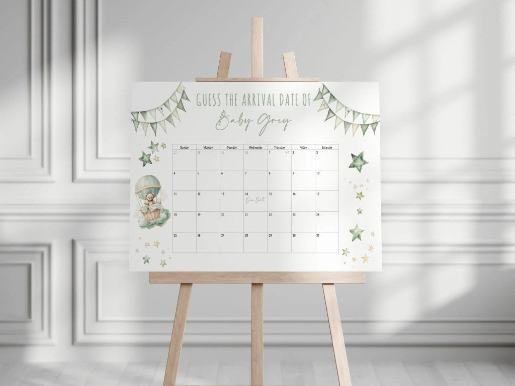 A2 Guess the Birth Date Board (Various Designs)