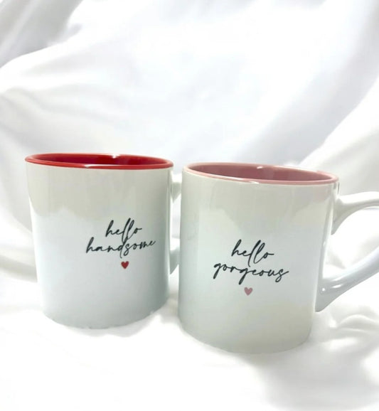 Hello Valentines Mugs (Both included!)