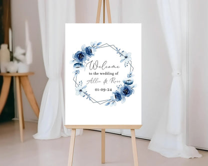 A2 Welcome Wedding Sign (Various Designs)