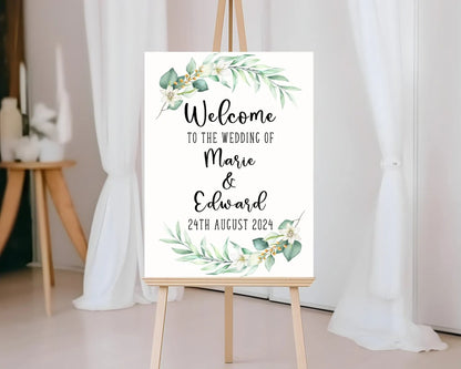 A2 Welcome Wedding Sign (Various Designs)