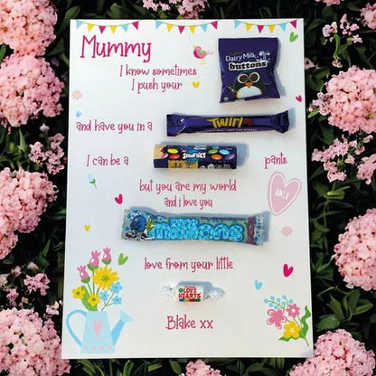 Mothers Day Chocolate Board (9 Designs)