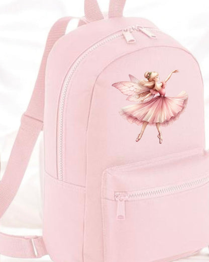 Printed Mini Backpack - Fairy Dancer (13 Bag Colours)