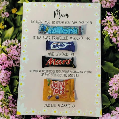 Mothers Day Chocolate Board (9 Designs)