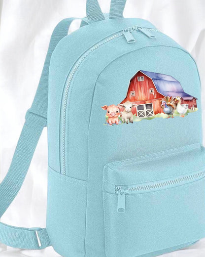 Farm Animals Mini Backpack (13 Bag Colours)