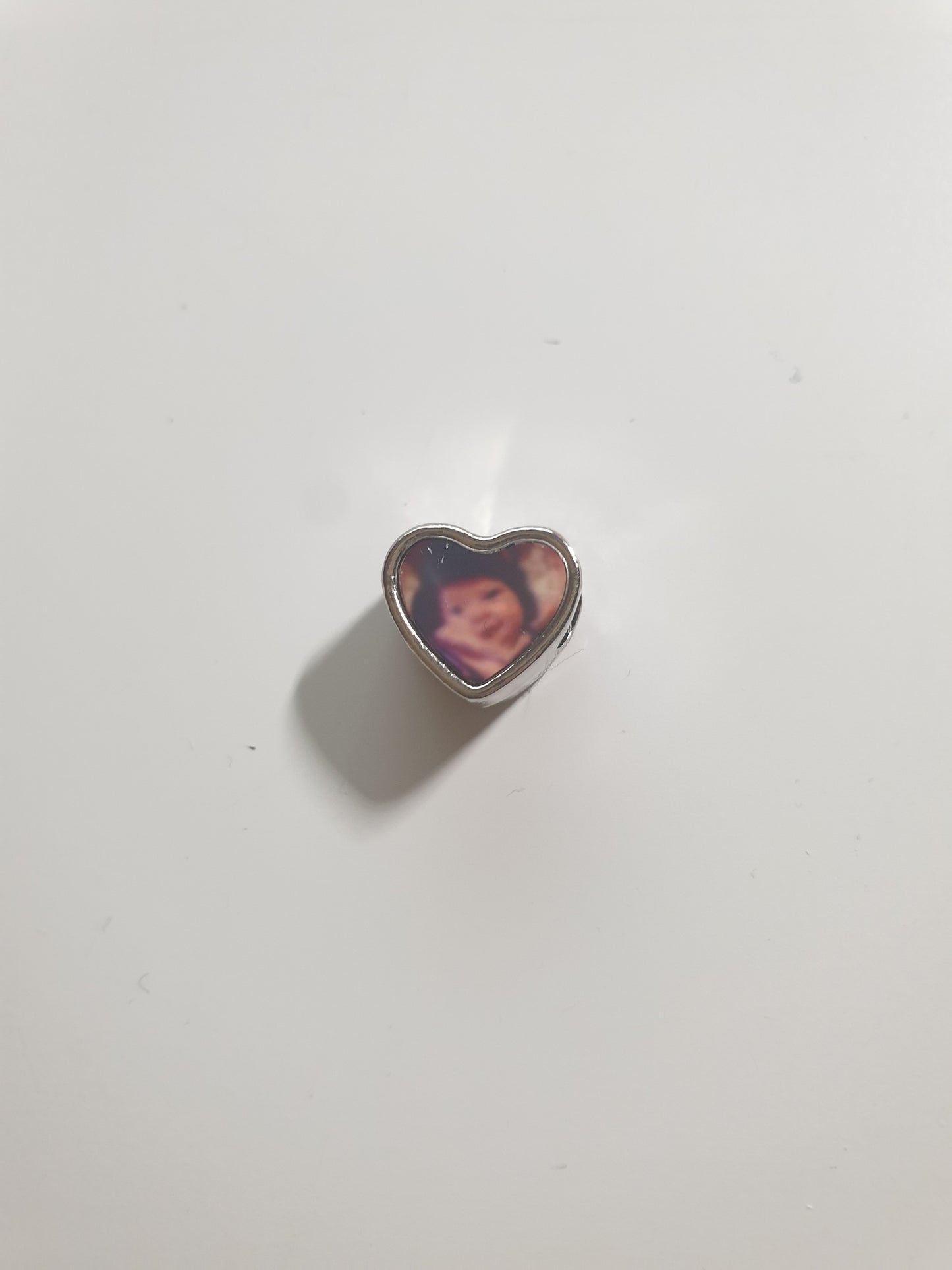 Heart Photo Bracelet Charm