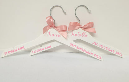 Kids White Wooden Hanger